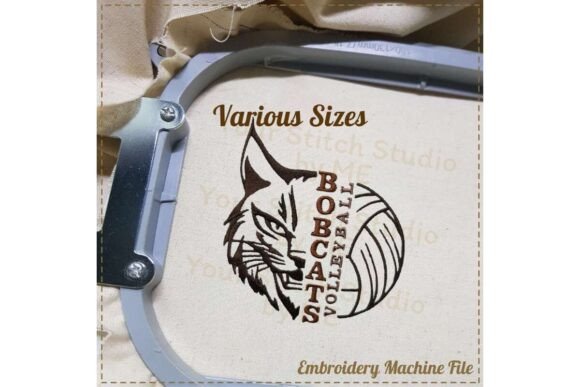 Bobcat Volleyball Embroidery Design Review
