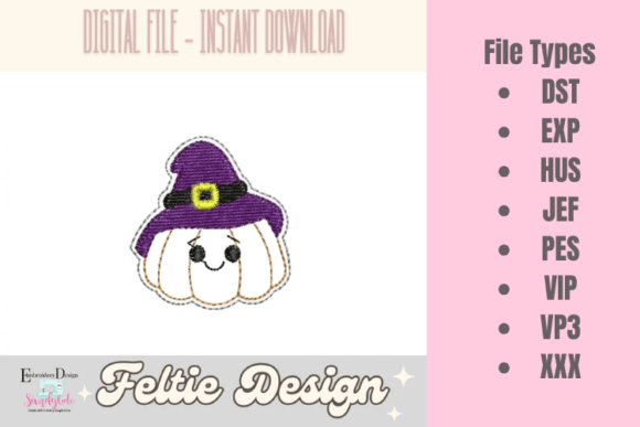 Fall Pumpkin ITH Feltie: A Designer’s Review