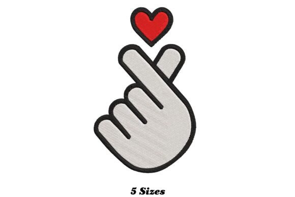 Finger Heart Embroidery Design Review for Merch