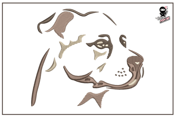 Labrador Portrait Embroidery: A Craft Fair Review