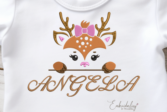 Review: Christmas Monogram Reindeer Embroidery