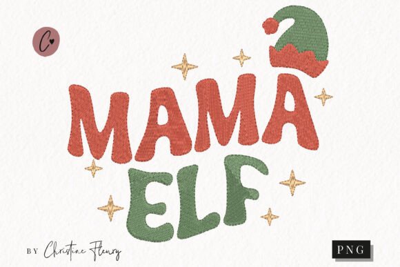 Review: Faux Embroidery Mama Elf PNG for Business