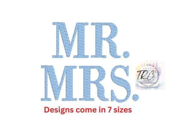 Review: MR and MRS Embroidery Design Fill Stitch