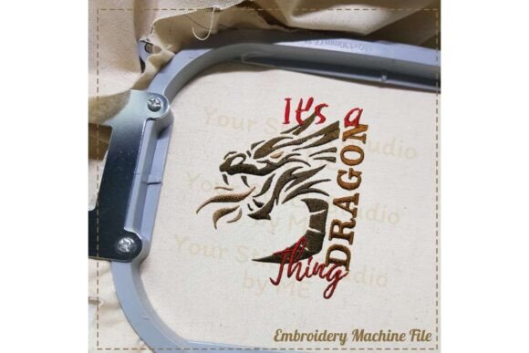 Reviewing the Dragon Embroidery Digital File