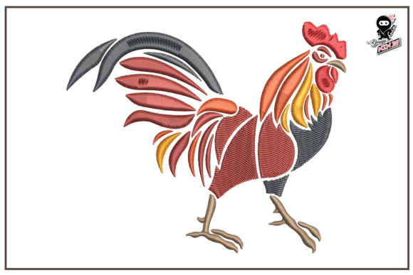 Reviewing the Rooster Embroidery Design for Etsy Shops
