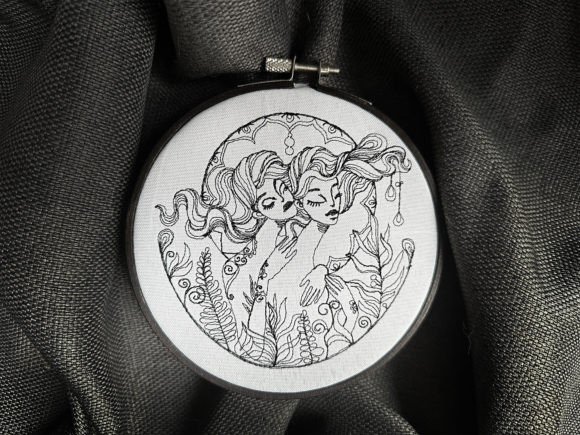 Reviewing the Two Sisters Machine Embroidery Design