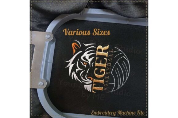 Tiger Volleyball Embroidery Design Review