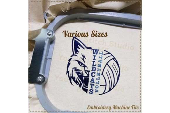 Wildcat Volleyball Embroidery Design Review